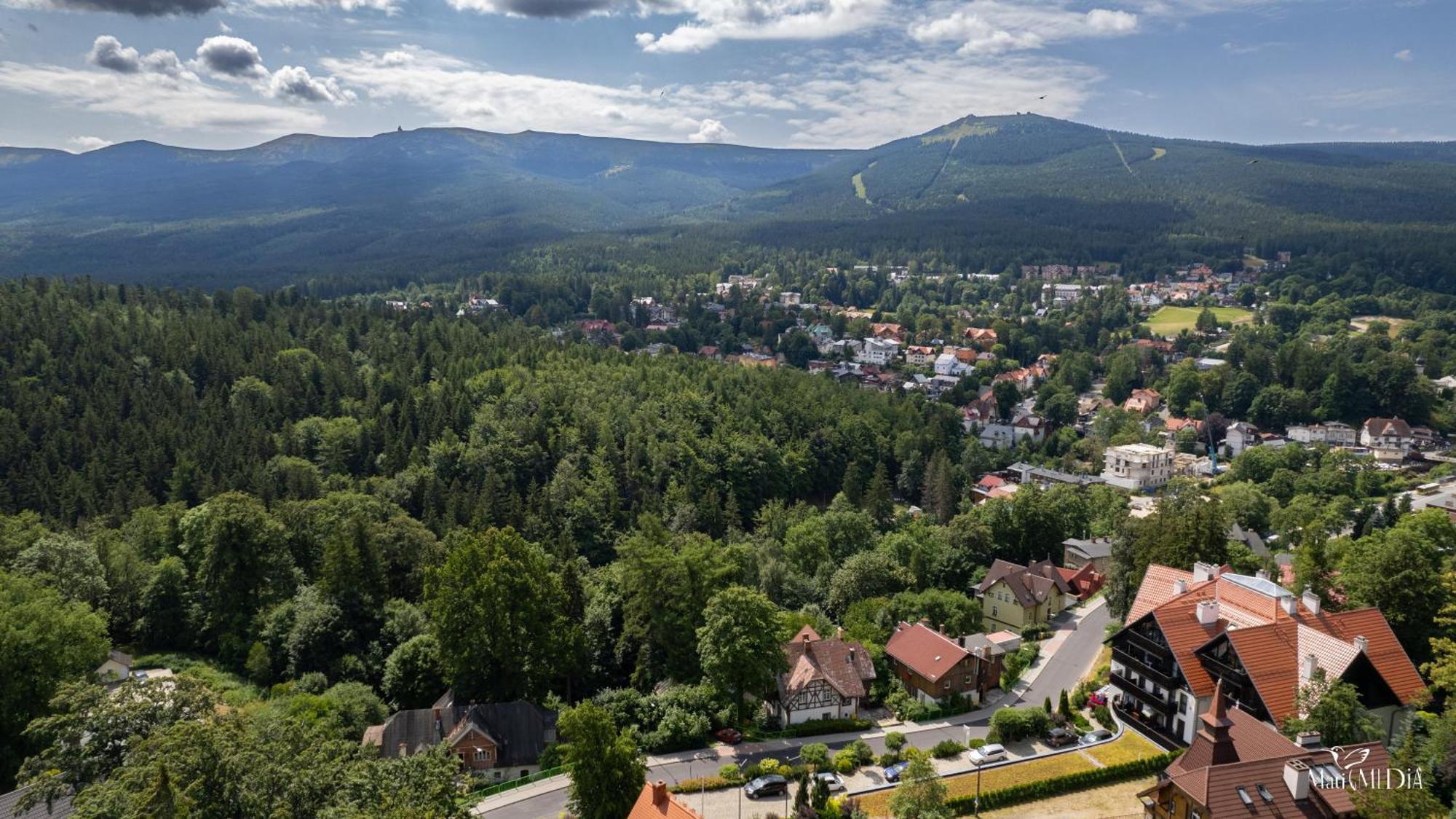 Apartament Panorama Gor - Centrum Miasta Z Widokiem Na Szrenice Szklarska Poreba Dış mekan fotoğraf