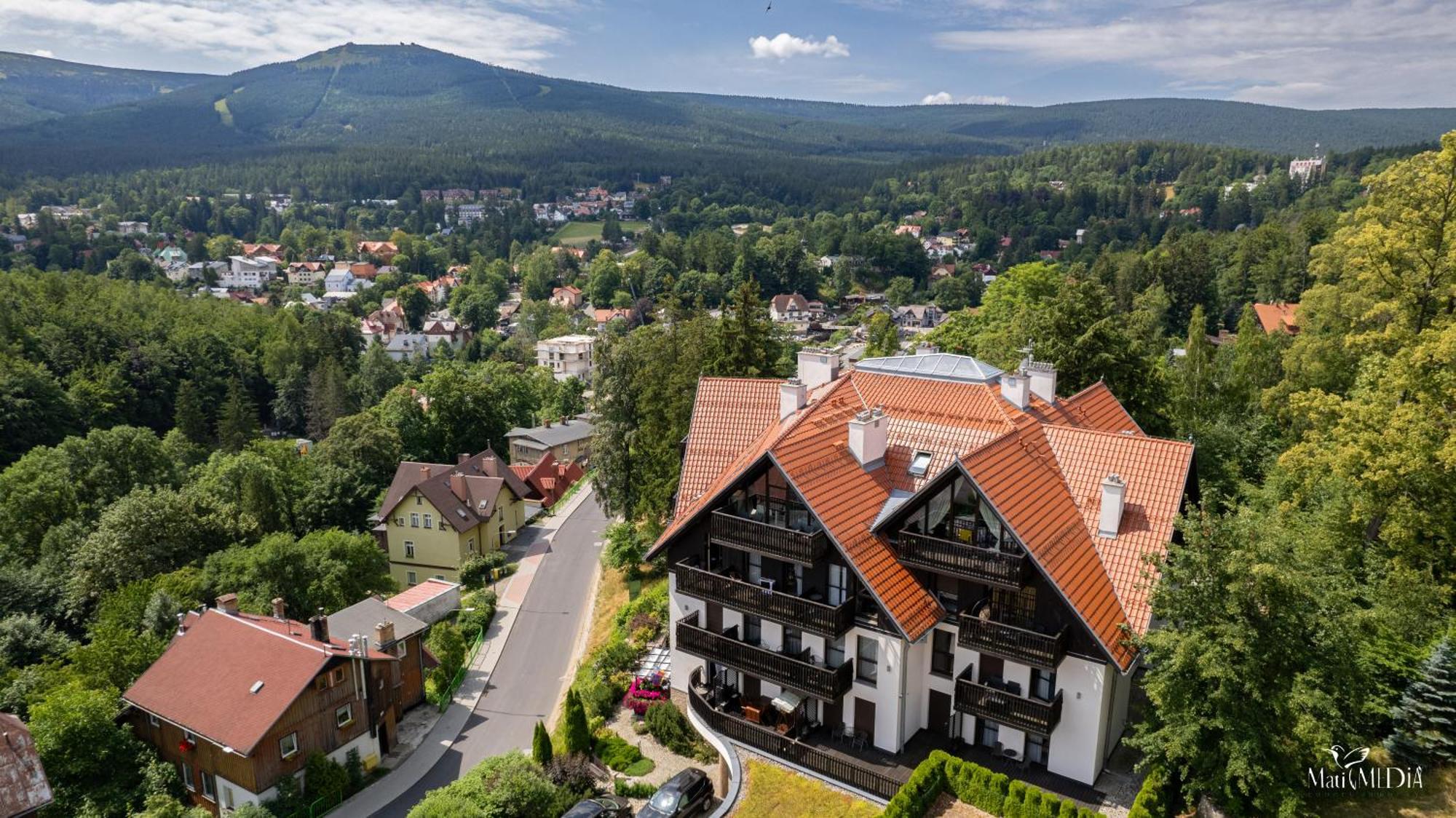 Apartament Panorama Gor - Centrum Miasta Z Widokiem Na Szrenice Szklarska Poreba Dış mekan fotoğraf