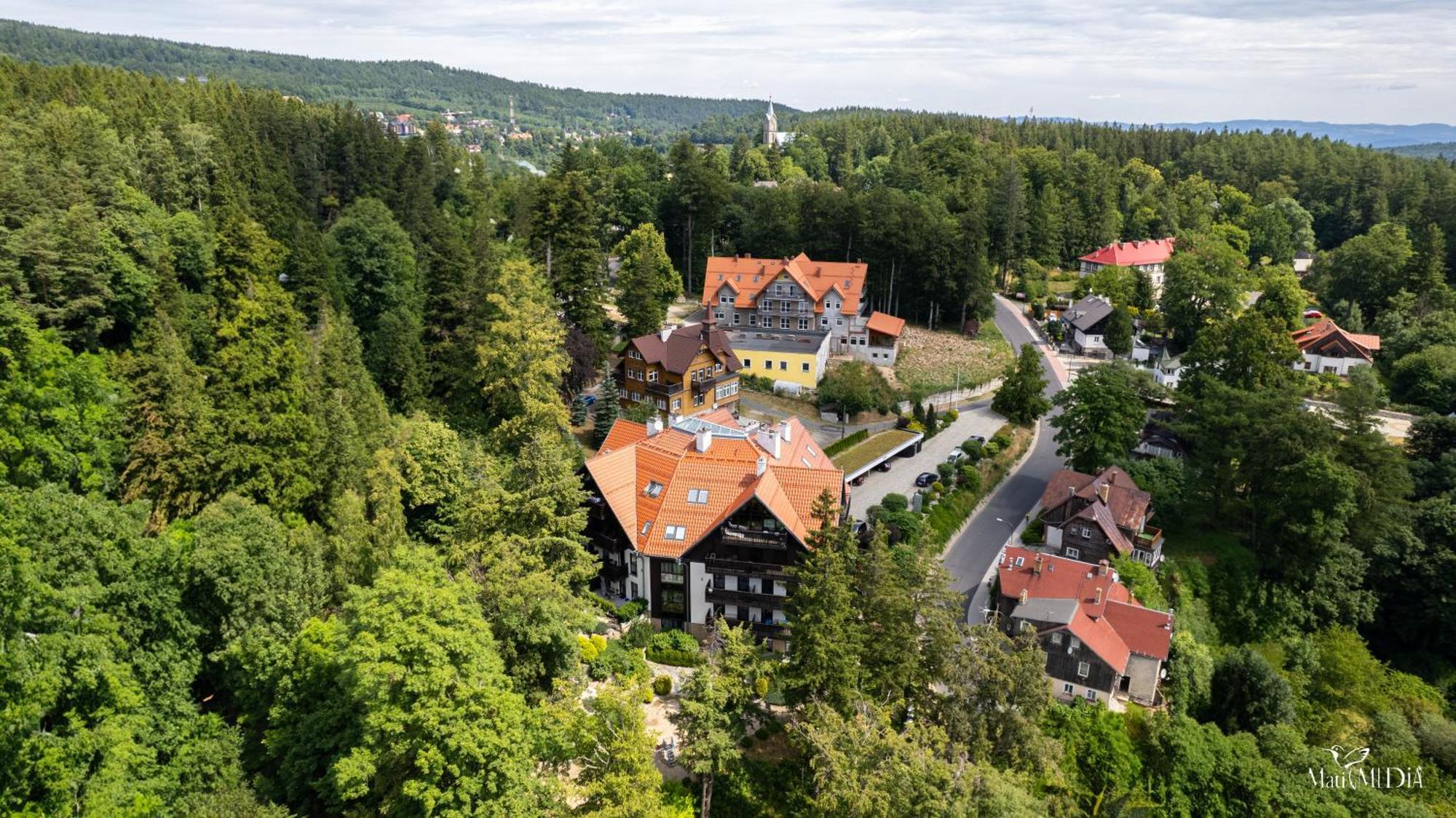 Apartament Panorama Gor - Centrum Miasta Z Widokiem Na Szrenice Szklarska Poreba Dış mekan fotoğraf