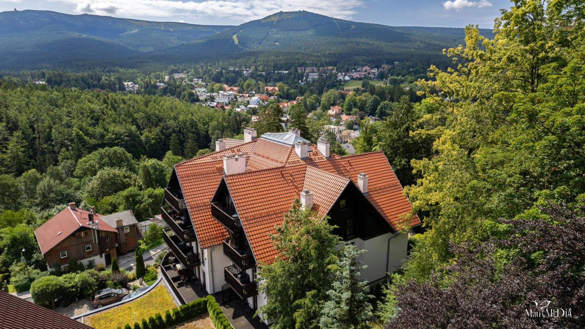 Apartament Panorama Gor - Centrum Miasta Z Widokiem Na Szrenice Szklarska Poreba Dış mekan fotoğraf